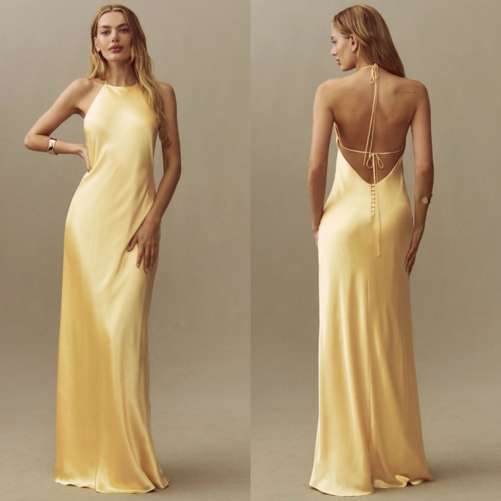 Jeany Silk Dress In Sunshine